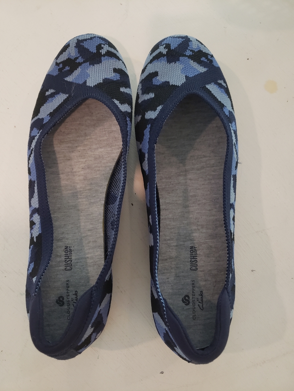 Clarks Cloudsteppers Ballet Flats, Size 9, Like New